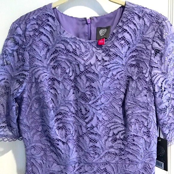 Lavender lace Vince Camuto dress, new with original tags. - Picture 7 of 8